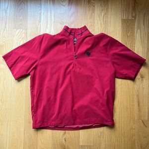 Ashworth water resistant golf shirt, short sleeve, size large